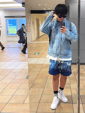 「アイテム（水着/着物・浴衣）」を使った、kotaro/Photographerさん（メンズ・181cm）の秋コーディネート