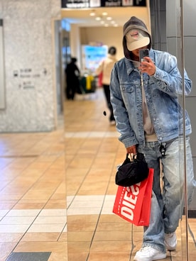 「アイテム（マウンテンパーカー）」を使った、kotaro/Photographerさん（メンズ・180cm）の秋コーディネート