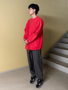 「アイテム（パンツ）」を使った、habo1019さん（メンズ・172cm・10代）の秋コーディネート