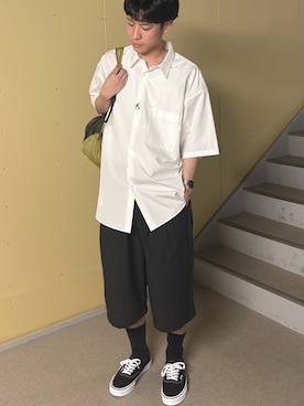 「EKAL（エカル）のアイテム」を使った、habo1019さん（メンズ・172cm）の夏コーディネート