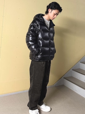 「アイテム（ダウンジャケット/コート）」を使った、habo1019さん（メンズ・172cm・20代）の秋コーディネート