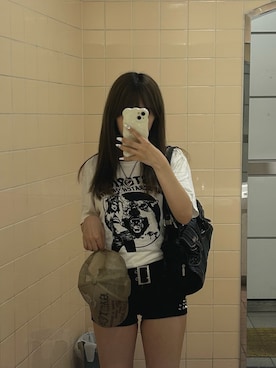 「グランジ」｜anneさん（レディース・158cm）の夏コーディネート