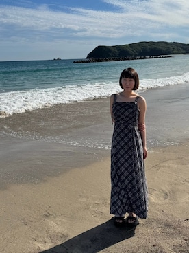 「インスタフォローしてね！」｜Rinkaさん（レディース・158cm）の夏コーディネート