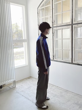「adidas（アディダス）のアイテム（ブルゾン）」を使った、samuziyonさん（メンズ・175cm）の春コーディネート
