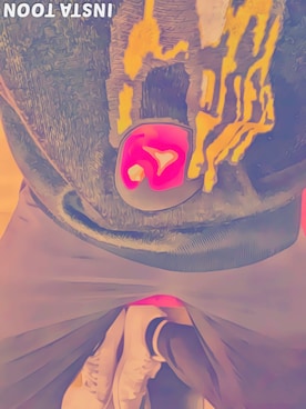 「APPLEBUM（アップルバム）のアイテム（ニット/セーター、ブラック系）」を使った、かふぁさん（メンズ）の春コーディネート