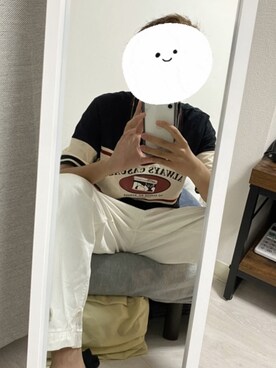 「Right-on（ライトオン）のアイテム（カーゴパンツ）」を使った、naooooki9さん（メンズ・177cm）の夏コーディネート