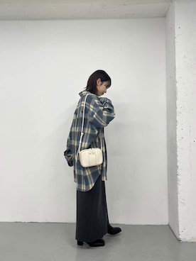 「ゆるピタ×ナチュラル」｜MINAMIさん（レディース・153cm）の秋コーディネート