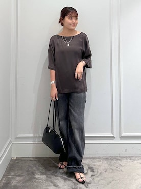 「アイテム（パンツ）」を使った、anriさん（レディース・157cm・20代）の夏コーディネート