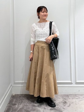 「ACOC（アコック）のアイテム」を使った、anriさん（レディース・157cm）の秋コーディネート