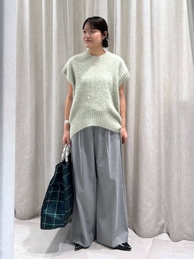 「NOMADIS（ノマディス）のアイテム」を使った、anriさん（レディース・157cm）の秋コーディネート