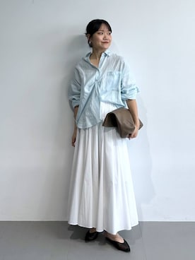 「CORSO ROMA，9（コルソローマ）のアイテム」を使った、anriさん（レディース・157cm）の春コーディネート