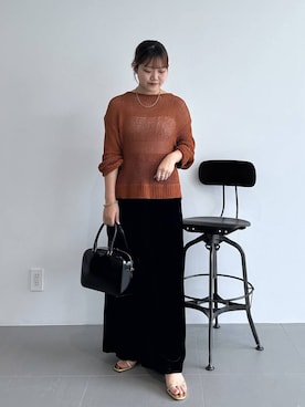 anriさん（レディース・157cm）の夏コーディネート