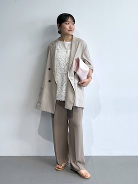 anriさん（レディース・157cm）の春コーディネート