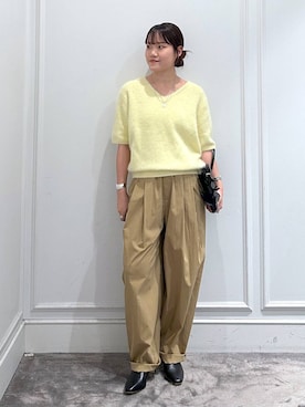 「JAMIRAY（ジャミレイ）のアイテム（バッグ）」を使った、anriさん（レディース・157cm）の夏コーディネート