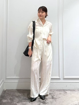 「ACOC（アコック）のアイテム」を使った、anriさん（レディース・157cm）の夏コーディネート