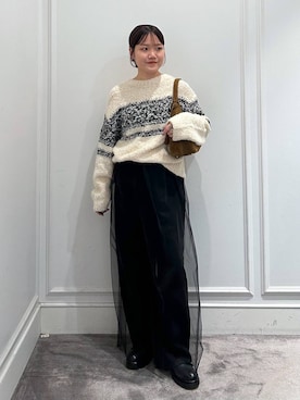 anriさん（レディース・157cm）の冬コーディネート