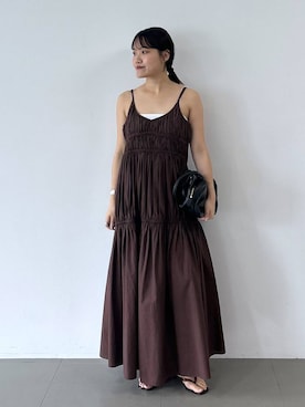 「BABYLONE（バビロン）のアイテム」を使った、anriさん（レディース・157cm）の夏コーディネート