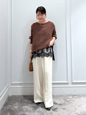 anriさん（レディース・157cm）の秋コーディネート