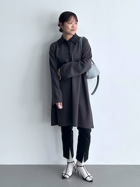 「ADD CULUMN（アドカラム）のアイテム」を使った、anriさん（レディース・157cm）の春コーディネート