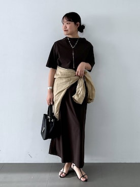 「BABYLONE（バビロン）のアイテム」を使った、anriさん（レディース・157cm）の春コーディネート