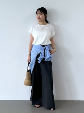 「beej（ビージ）のアイテム」を使った、anriさん（レディース・157cm）の春コーディネート