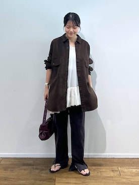 「BABYLONE（バビロン）のアイテム」を使った、anriさん（レディース・157cm）の夏コーディネート