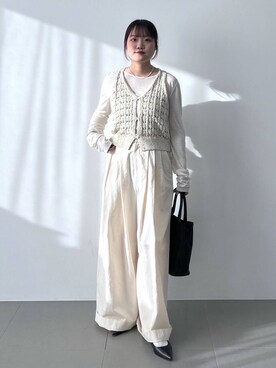 anriさん（レディース・157cm）の冬コーディネート