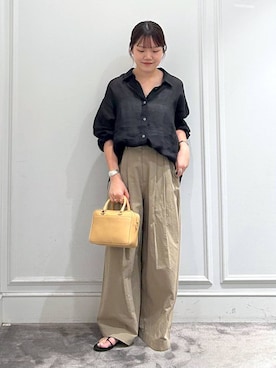 「リラックス」｜anriさん（レディース・157cm）の夏コーディネート