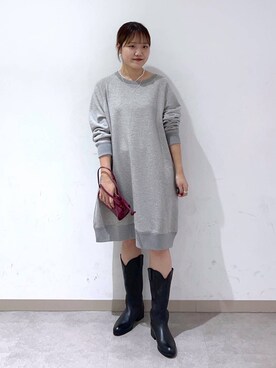 「アイテム（ワンピース/ドレス）」を使った、anriさん（レディース・157cm・20代）の秋コーディネート