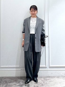 「JAMIRAY（ジャミレイ）のアイテム（バッグ）」を使った、anriさん（レディース・157cm）の秋コーディネート