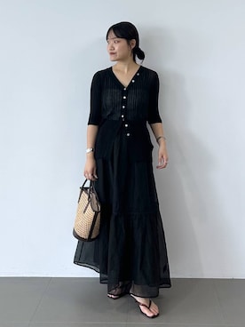 「Marilyn Moon（マリリンムーン）のアイテム」を使った、anriさん（レディース・157cm）の春コーディネート