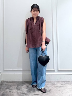 「Marilyn Moon（マリリンムーン）のアイテム」を使った、anriさん（レディース・157cm）の夏コーディネート