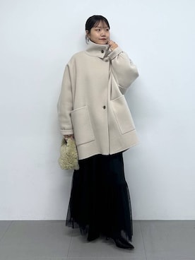 anriさん（レディース・157cm）の冬コーディネート