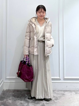 「BABYLONE（バビロン）のアイテム」を使った、anriさん（レディース・157cm）の秋コーディネート