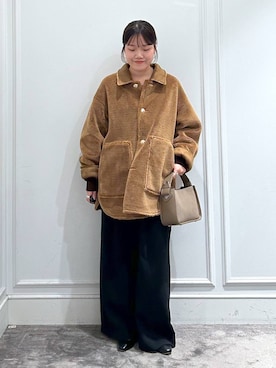 「BABYLONE（バビロン）のアイテム」を使った、anriさん（レディース・157cm）の秋コーディネート