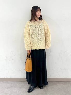 anriさん（レディース・157cm）の冬コーディネート