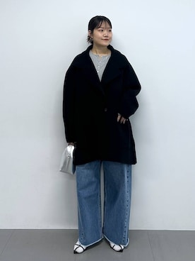 anriさん（レディース・157cm）の冬コーディネート