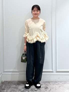 「Marilyn Moon（マリリンムーン）のアイテム」を使った、anriさん（レディース・157cm）の秋コーディネート