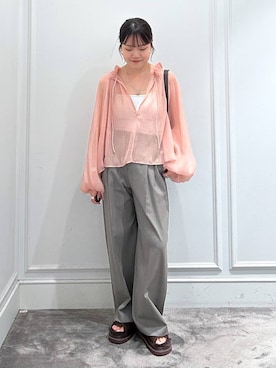 anriさん（レディース・157cm）の夏コーディネート