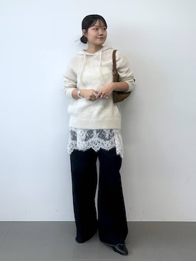 「アイテム（キャミソール）」を使った、anriさん（レディース・157cm・20代）の秋コーディネート