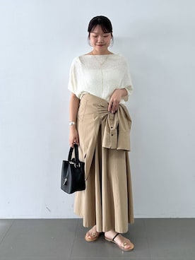 anriさん（レディース・157cm）の春コーディネート