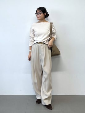 「リラックス」｜anriさん（レディース・157cm）の冬コーディネート