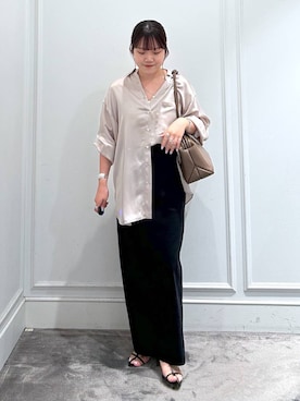 anriさん（レディース・157cm）の夏コーディネート