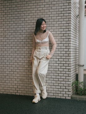 「ソレル」｜SOREL ソレルさん（レディース・161cm）の夏コーディネート