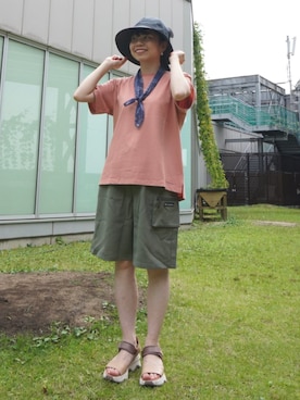 「ソレル」｜SOREL ソレルさん（レディース・151cm）の夏コーディネート