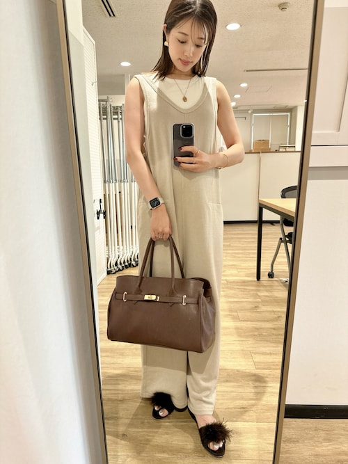 FREMeWORK LINEN-TERRYサロペット FREMeWORK LINEN-TERRYサロペット