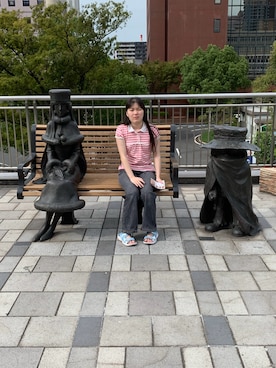 「BRANSHES（ブランシェス）のアイテム」を使った、honoka1912さん（レディース・153cm）の秋コーディネート