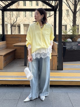 yuさん（レディース・162cm）の春コーディネート