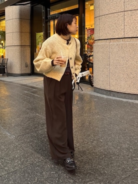 yuさん（レディース・162cm）の冬コーディネート