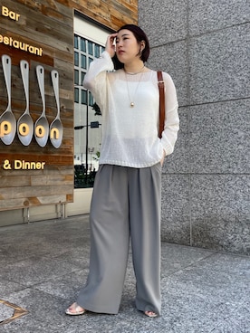 yuさん(レディース・162cm)の春コーディネート